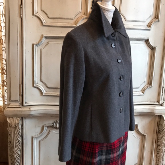 LOUBEN FINE CASHMERE JACKET, VTG SZ 10 Petite MADE IN CANADA EX COND LIKE NEW - Picture 3 of 8